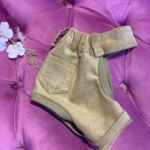 Köpek Kedi Pantolon Kadife Şort Camel