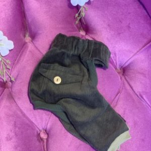 Köpek Kedi Pantolon Şort Kadife