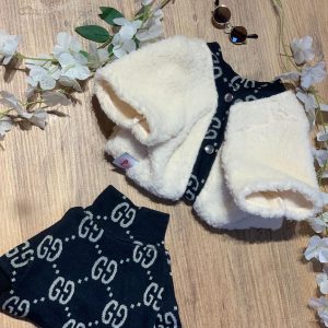 Köpek Kedi Peluş Hırka Mont Triko Body Takım